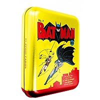 DC Comics Batman Retro Comic Playing Cards in Tin, 55 Vintage Original DC Comics Playing Cards, Great Gift for Any Superhero Fan!