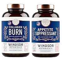 WINDSOR BOTANICALS Thermogenic Multi Collagen Fat Burner and Appetite Suppressant Weight Loss Bundle