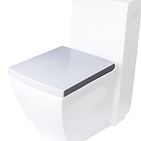 EAGO R-336SEAT Replacement Soft Closing Toilet Seat for TB336 , White
