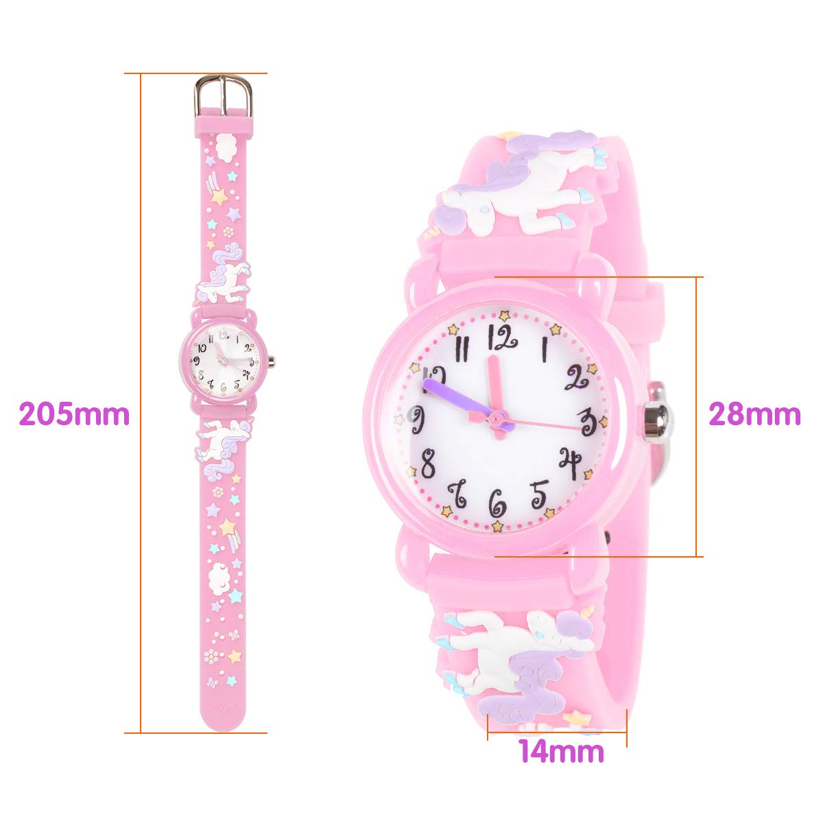 Dodosky Toddler Watches for Girls - Best Toys Gifts for Girls Age 3 4 5 6 7 8