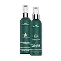 DESIGNLINE Olive Oil EVOO Lite Leave-in - Regis Leave-In Conditioner Treatment Restores Dry and Damaged Hair without Build-Up and Protects Against Damage, Dryness, and Color Fading (6 oz 2 Pack)