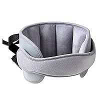 Car Seat Head Support Band for Children Adjustable Infants and Baby Neck Head Support for Car Seat Offers Protection Safety for Kids Grey The Lost Tape