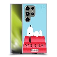 Head Case Designs Officially Licensed Peanuts House Snoopy Deco Dreams Soft Gel Case Compatible with Samsung Galaxy S24 Ultra 5G