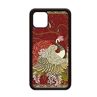 Flower Wing Bird Ukiyo-e Leaves for iPhone 11 Pro Max Cover for Apple Mobile Case Shell