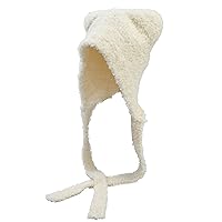 Winter Cute Super Soft Bear Ears Knit Hat Ear Flap Crochet Beanie Hat
