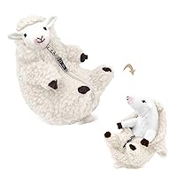 AGRIMONY Cute Shaved Sheep Stuffed Animals Kawaii Lamb Plush Toys Valentines Day Mothers Day Birthday Easter Funny Gifts for Kids Girls Boys Teens Women Small Plushies Sheep Decor