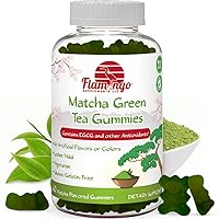 Matcha Green Tea Extract Gummies with EGCG- Energy Gummies, Metabolism Booster Weightloss for Belly Fat for Women & Men. Green Tea Fat Burner Supplement Alterative to Green Tea Extract Pills -60 Ct