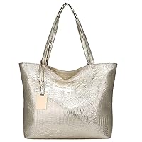 Women Ladies Fashion Retro Pattern Top Handle Tote Bags Large PU Leather Handbags Shoulder Satchel Bags
