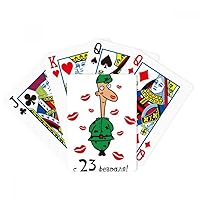 Russia Kiss Male Soldier Patten Poker Playing Magic Card Fun Board Game