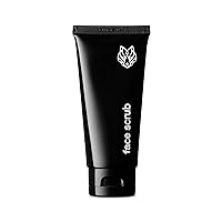 Black Wolf- Men’s Face Scrub - 3 Fl Oz - Walnut Shells and Bamboo Stem Exfoliate and Smooth Your Skin- Hydrating Sugar Technology Blend Helps Moisturize Your Skin, For all Skin Types