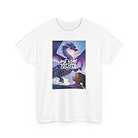 Just a Girl Who Loves Dragons, Dragon Shirt for Girls, Teens and Boys, Just a Girl Who Loves Dragons Funny Sarcastic T-Shirt, White