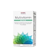 GNC Women's Multivitamin 50 Plus |Supports Bone, Eye, Memory, Brain and Skin Health with Vitamin D, Calcium and B12 | Helps Increase Energy Production | 120 Caplets