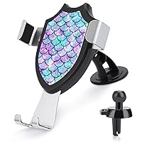 Mermaid Scales Funny Phone Mount for Car Dashboard Windshield Vent Universal Automobile Accessories