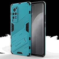 Ultra Slim Case For VIVO X60 PRO Protective Cover, Sturdy And Durable, Shockproof Bracket, With Stand Bracket And Foldable Protective Shell [Camera Protection] Phone Back Cover ( Color : Blue )