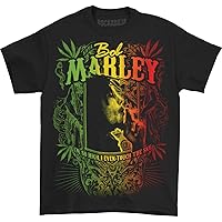 Men's Bob Marley Kaya Now Jumbo T Shirt, Black, Medium