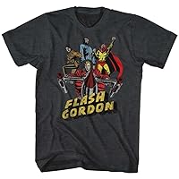 Flash Gordon T-Shirt Characters Black Heather Tee