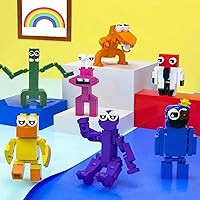 7pcs Horror Raibow Friends Building Sets, 7 Colors Figures Toys Blue/Purple/Green/Orange/Yellow/Red/Pink, for Boys or Girls 2024