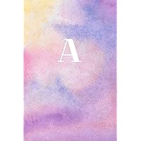 Monogram Initial Letter A Lined Notebook/Journal: Medium 6 x 9 inch Soft Cover Notebook/Journal,120 Lined Pages, (Pink Tie Dye, Ruled) Monogram Initial Letter A Lined Notebook/Journal: Medium 6 x 9 inch Soft Cover Notebook/Journal,120 Lined Pages, (Pink Tie Dye, Ruled) Paperback