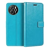 for Blackview Shark 8 Case, Premium PU Leather Magnetic Flip Case Cover with Card Holder and Kickstand for Blackview Shark 8 (6.78”)