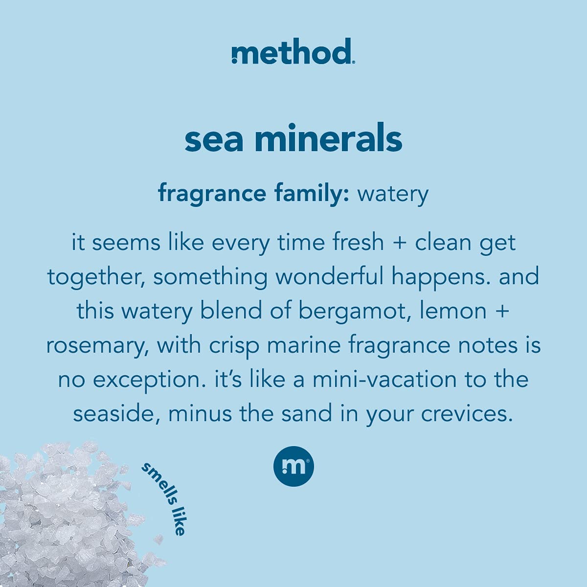 Method Gel Dish Soap, Sea Minerals, Biodegradable Formula, Tough on Grease, 36 Fl Oz (Pack of 6)