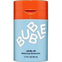 Bubble Skincare Level Up Balancing Gel Moisturizer - Hydrating Face Moisturizer Formulated with Zinc PCA + Niacinamide for Improved Texture & Radiance - Suitable for Oily or Combination Skin (50ml)