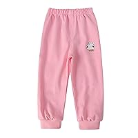 Unisex Casual Sports Pants Kid's Cotton Blend Fitness Pants Child Leggings Toddler Clothes for Girls