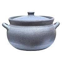 Terracotta Casserole Pot Ceramic Casserole Clay Cooking Pot Non-Slip Pot Bottom Heat Evenly Good Heat Storage.-2L (Size : 6L) 6L