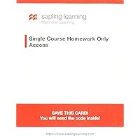 Sapling Learning Homework-Only for Principles of Microeconomics (Single-Term Access)
