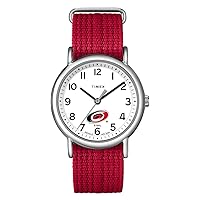 TIMEX Unisex Weekender 38mm Watch with Slip-Thru Single Layer Strap