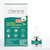 Pheromone Calming Solution for Dogs 30-Day Refill Helps Reduce Excessive Barking, Destruction, Stress, and Fear Great for Thunderstorms and Fireworks