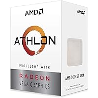 AMD YD200GC6FBBOX Athlon 200GE 2-Core 4-Thread AM4 Socket Desktop Processor with Radeon Vega Graphics