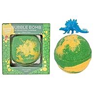 Dinosaur Bath Bombs for Kids with Surprise Toy Inside, Stocking Stuffers, Incredible Scents, USA Made, Kids Safe Ingredients, Won't Stain Tub, 1 Bath Bombs for Kids Bubble Bath by Two Sisters