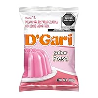 D'Gari Gelatin Dessert Strawberry- Dgari fresa 5 pack (STRAWBERRY)