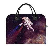 The Astronaut Artist Travel Tote Bag Large Capacity Laptop Bags Beach Handbag Lightweight Crossbody Shoulder Bags for Office