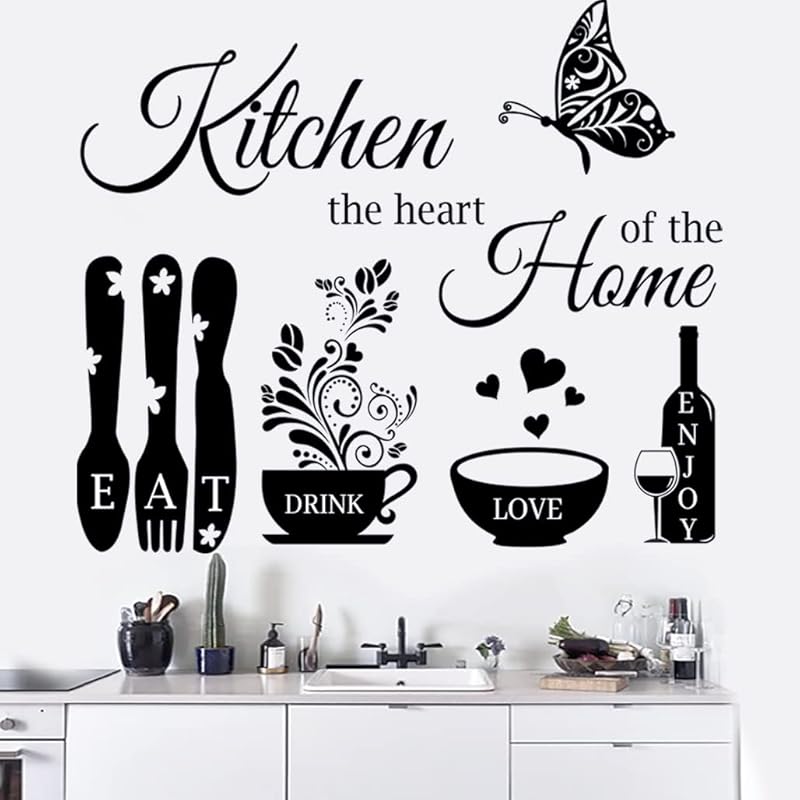 Mua Kitchen Wall Stickers Dining Room Quotes Wall Decals The ...