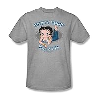 Betty Boop - Jean Co. Adult T-Shirt in Heather