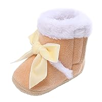 Cute Shoes Toddler Girl Plush Snow Booties Soft Comfortable Boots Infant Toddler Warming And Fashion Shoes 12 Month Tennis Shoes