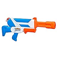 Nerf Super Soaker Twister Water Blaster, 2 Twisting Streams of Water, Pump to Fire, Outdoor Water-Blasting Fun for Kids Teens Adults