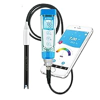 PH60Z-WW Smart Handheld pH Meter Tester Kit with LabSen 335 ATC pH Electrode for Lab-Grade pH Measurement in Wastewater, Suspensions, Emulsions and Dirty Liquids