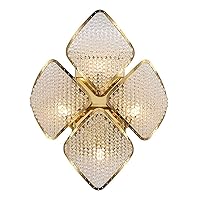 Simple Crystal Bead Wall Sconces Gold/Chrome Wall Lamp K9 Crystal Bathroom Lamp,Metal Vanity Light,Bedroom Wall Mounted Lamps,entryway Light Fixture
