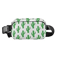 Cactus Fanny Packs for Women Men Everywhere Belt Bag Fanny Pack Crossbody Bags for Women Fashion Waist Packs with Adjustable Strap Bum Bag for Travel Shopping Hiking Outdoors