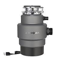 Garbage Disposal 3/4HP, Food Waste Disposal Continuous Feed, Garbage Disposal with Power Cord