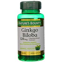 Nature's Bounty Ginkgo Biloba Capsule 120 mg 100 ea