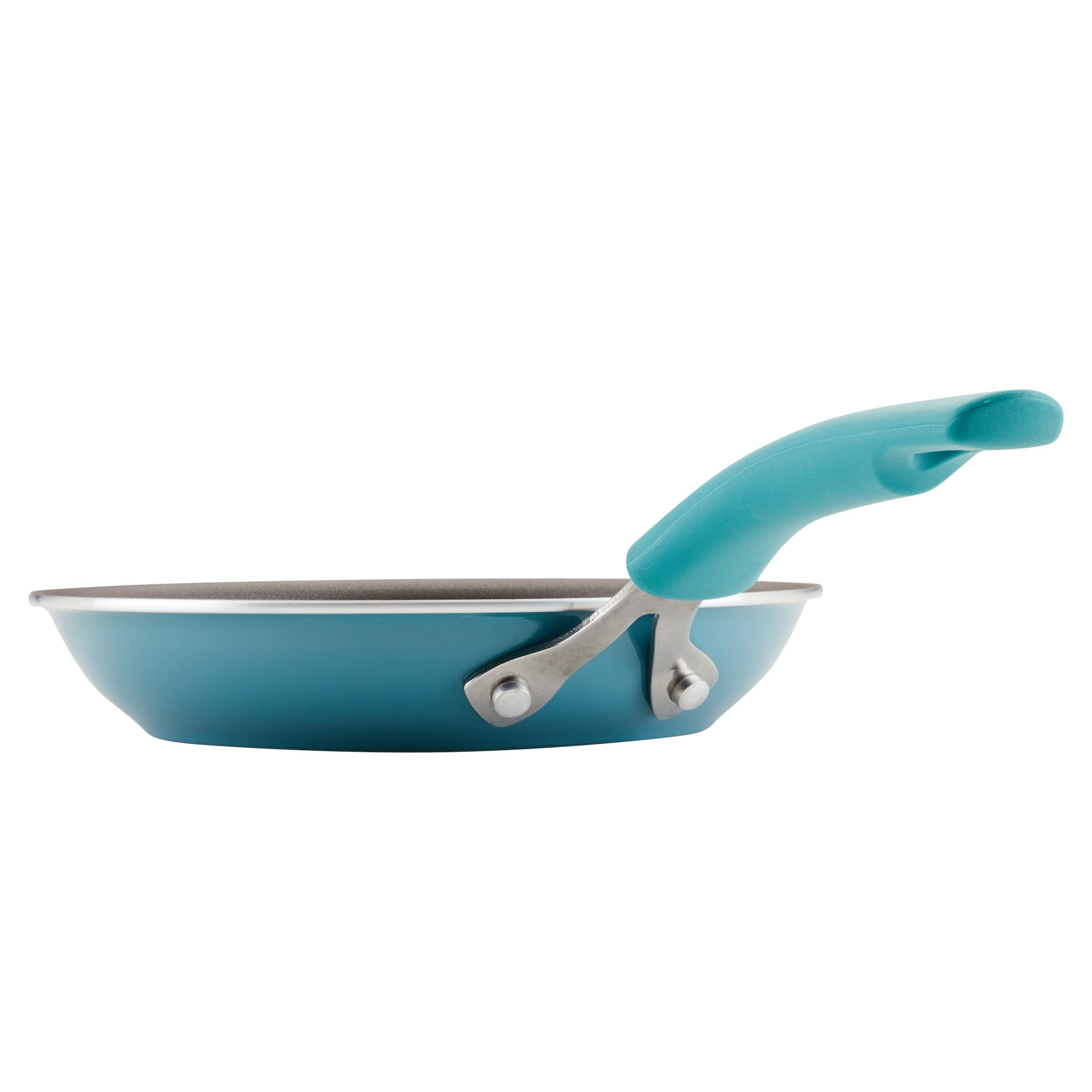 Rachael Ray Cook + Create Nonstick Frying Pan/Skillet, 8.5 Inch, Agave Blue