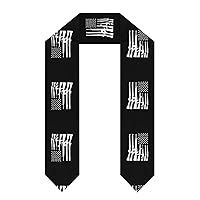 USA Gun Flag Unisex Adult Plain Graduation Honor Stole Sash Graduation Gifts