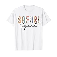 Safari Squad Animal Print African Vacation Matching Family T-Shirt