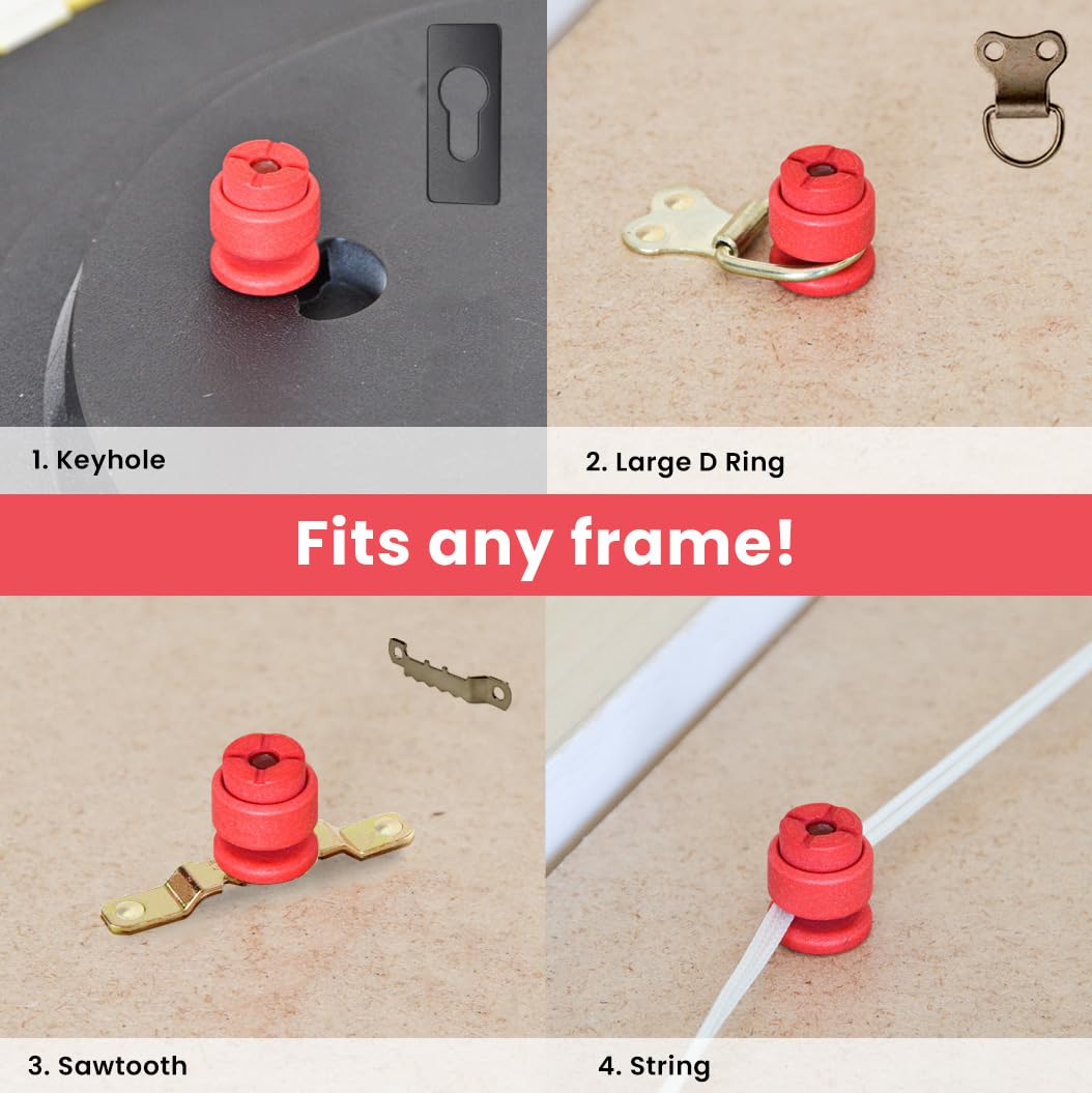 doty Picture Hanging Tool - The Essential Wall-Hanging Marking Device | Heavy Duty Picture Hanging Kit with Level | Hanging Without The Hassle | Picture Frame Hanging Kit - Picture Hanger Gadget