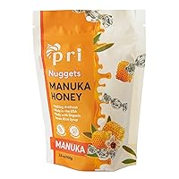 PRI Manuka Honey Nuggets, Sweet and All Natural Hard Candy Treat, 3.5oz