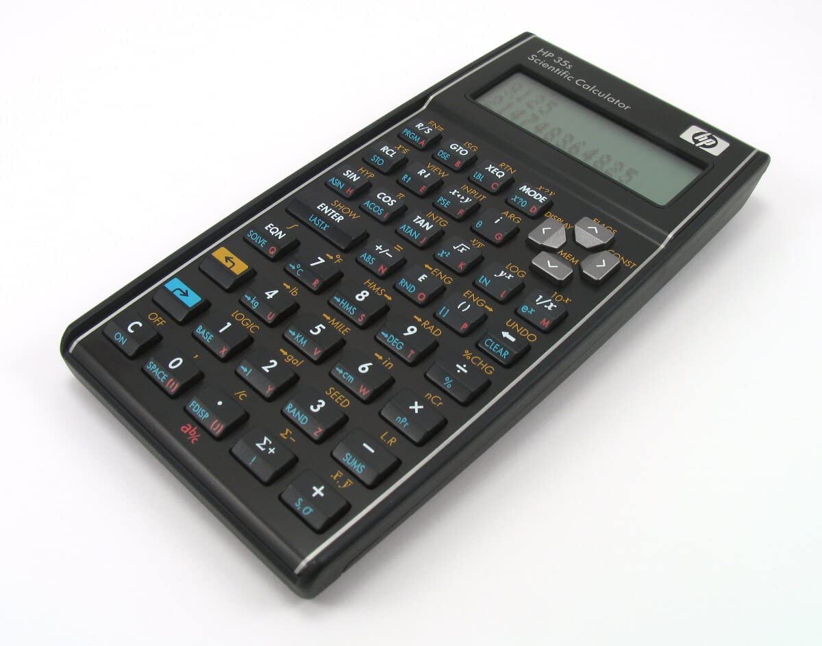 HP 35S Technical Scientific Calculator + WYNGS Protective Case Black