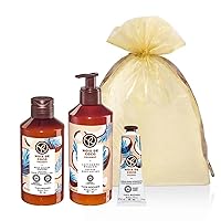 Coconut Escape Gel, Body Milk Lotion and Moisturizing Hand Cream Set